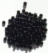 200 2x4mm Black Rondelle Beads